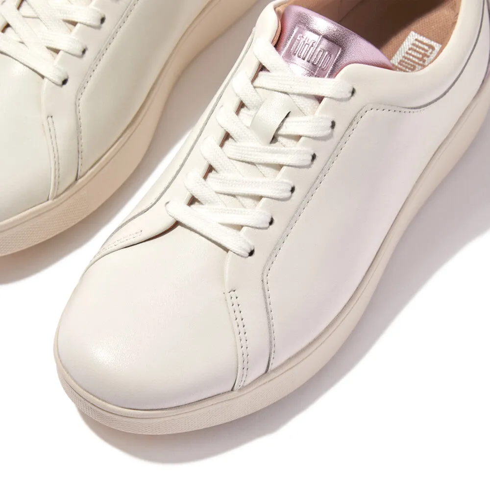 รองเท้าผ้าใบ ผู้หญิง รุ่น RALLY METALLIC-BACKTAB LEATHER TRAINERS