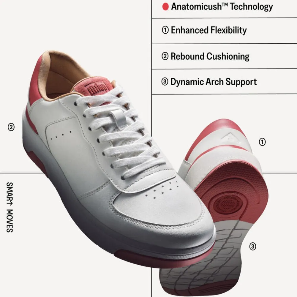 รองเท้าผ้าใบ ผู้หญิง รุ่น RALLY METALLIC-BACKTAB LEATHER TRAINERS