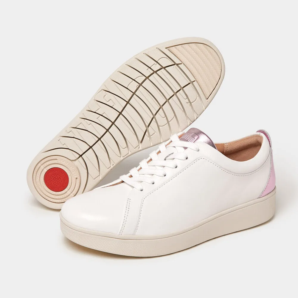 รองเท้าผ้าใบ ผู้หญิง รุ่น RALLY METALLIC-BACKTAB LEATHER TRAINERS