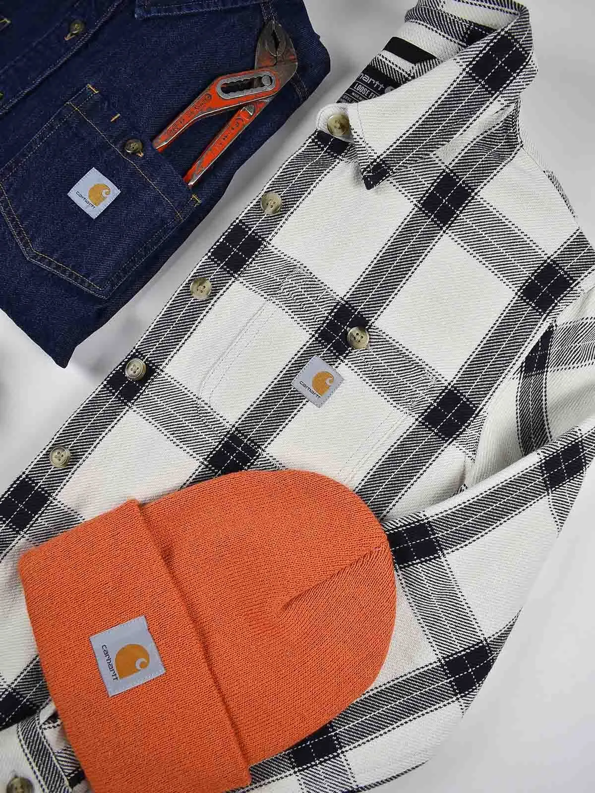 105574&#x20;Women&#x27;s&#x20;Work&#x20;Shirt&#x20;Flannel&#x20;Plaid&#x20;-&#x20;Carhartt