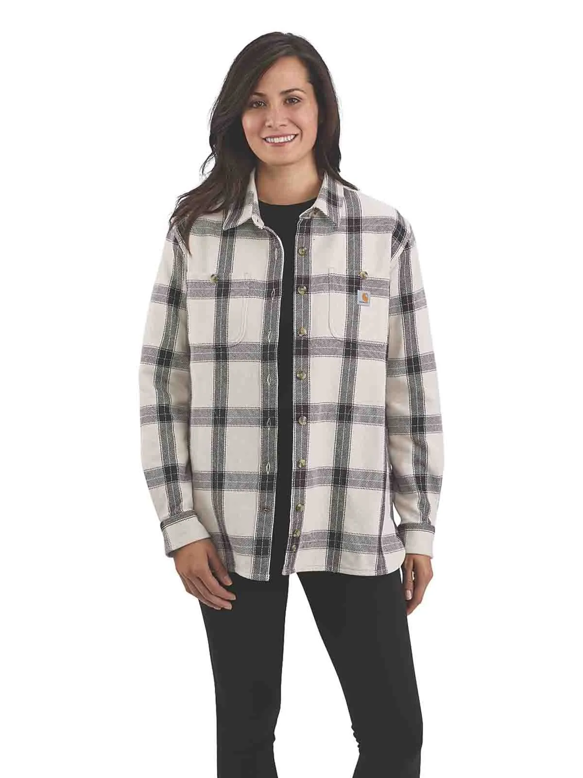 105574&#x20;Women&#x27;s&#x20;Work&#x20;Shirt&#x20;Flannel&#x20;Plaid&#x20;-&#x20;Carhartt