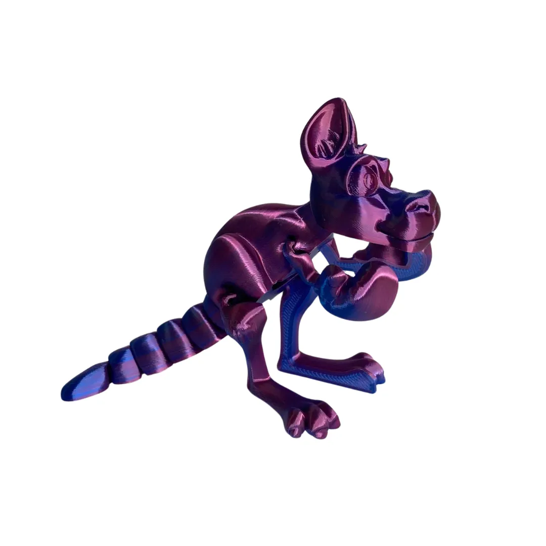 3D Sensory Toy Kangaroo With Joey