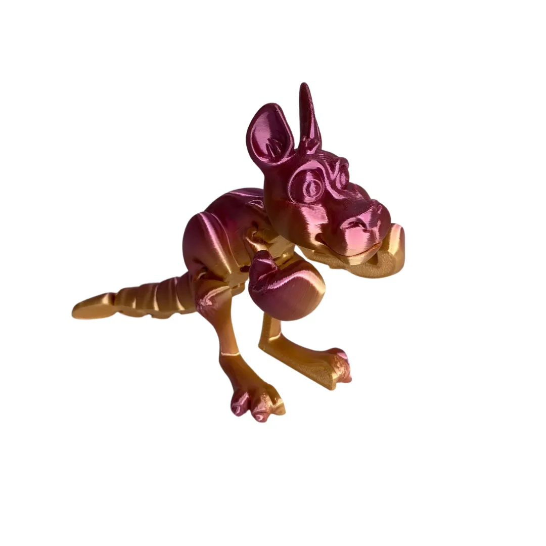 3D Sensory Toy Kangaroo With Joey