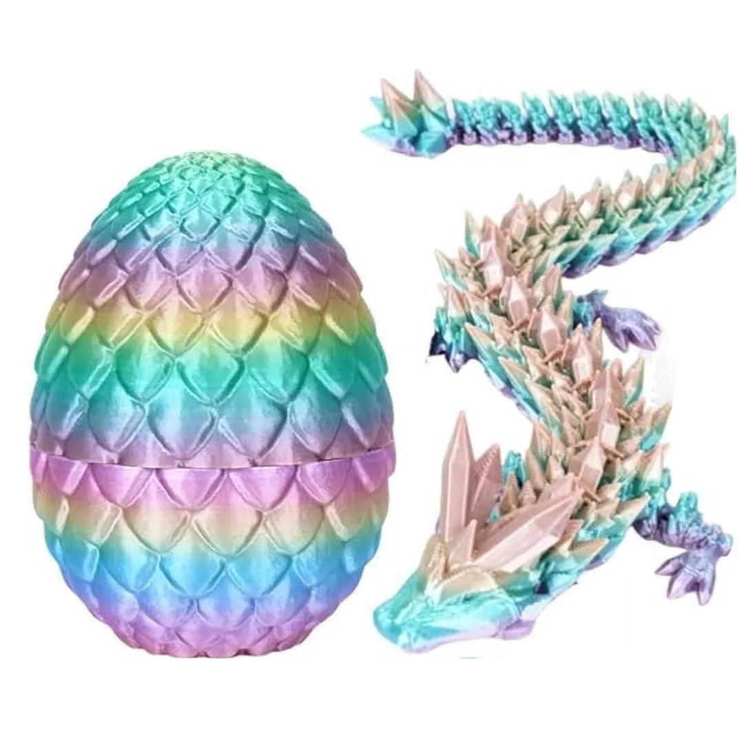 3D Sensory Toy Mystery Fidget Dragon With Egg