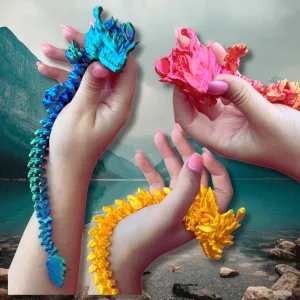 3D Sensory Toy Mystic Dragon Large Head Fidget