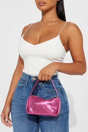 A Little Shimmer Handbag - Fuchsia
