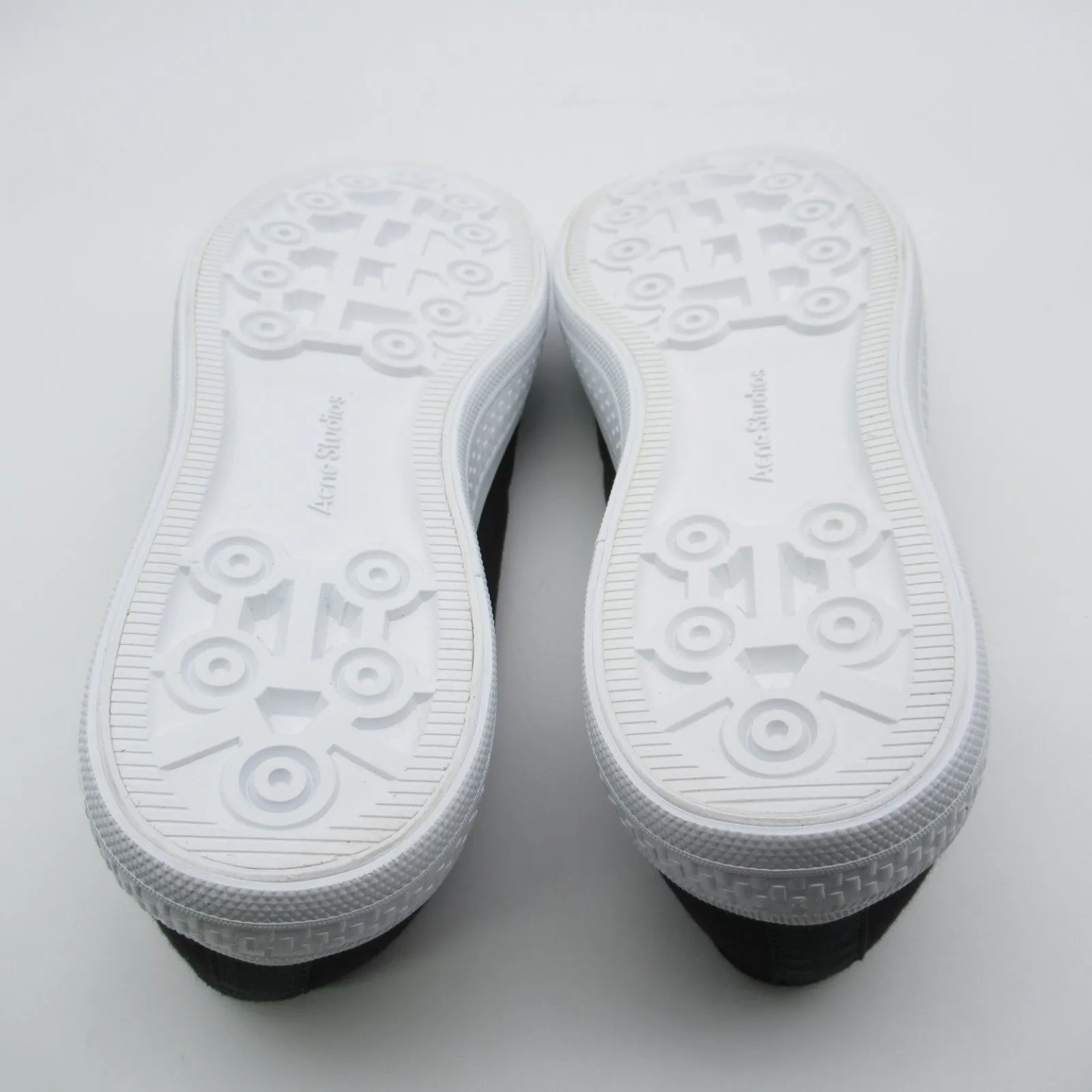 Acne Low-Cut Cotton Sneakers Black