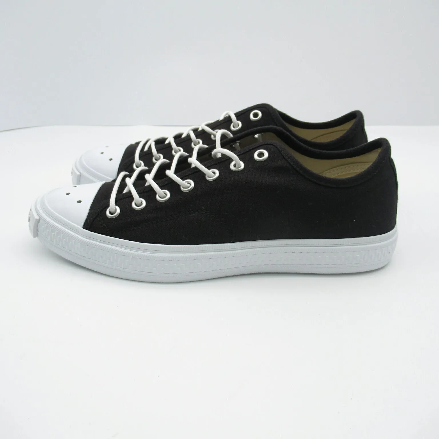 Acne Low-Cut Cotton Sneakers Black