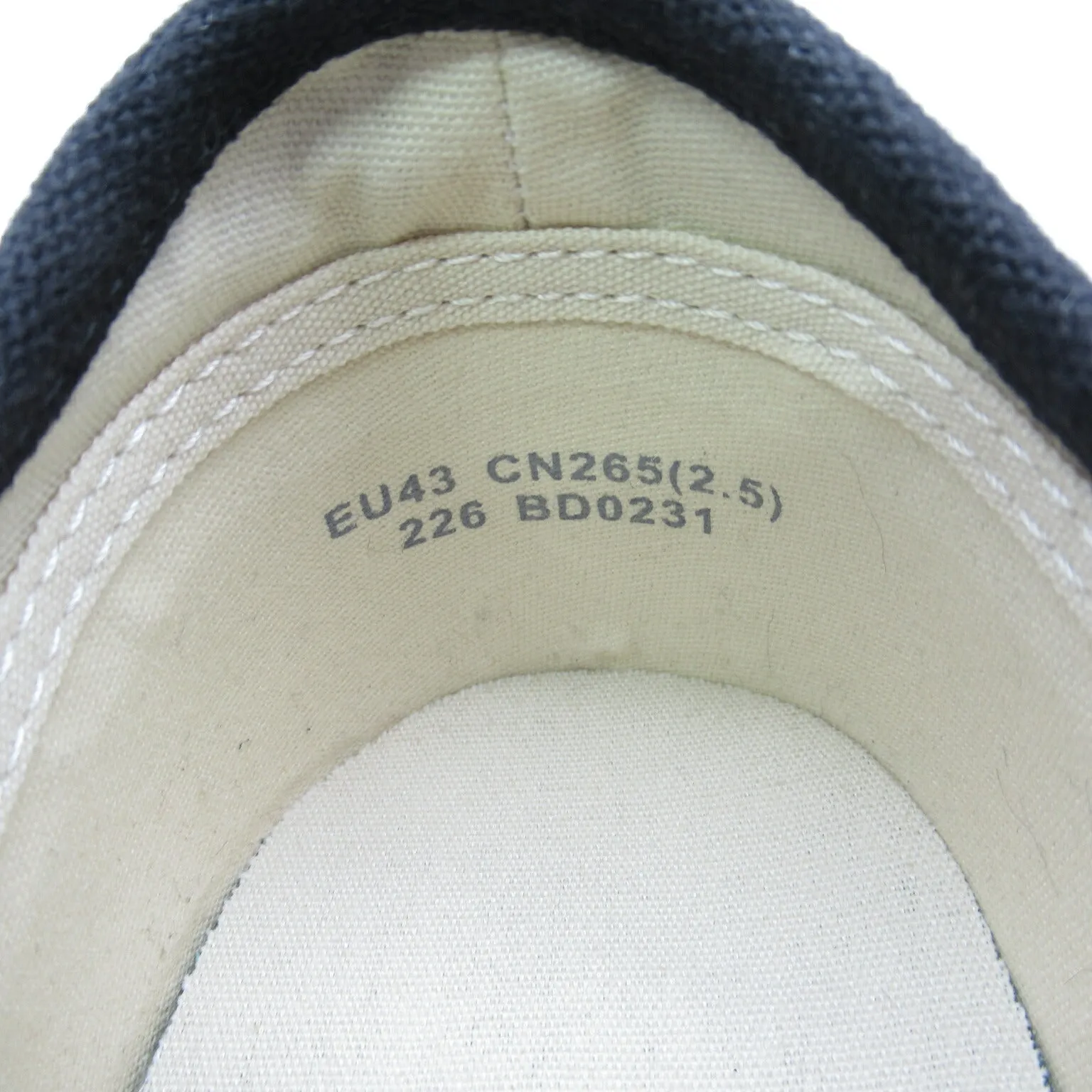 Acne Low-Cut Cotton Sneakers Black