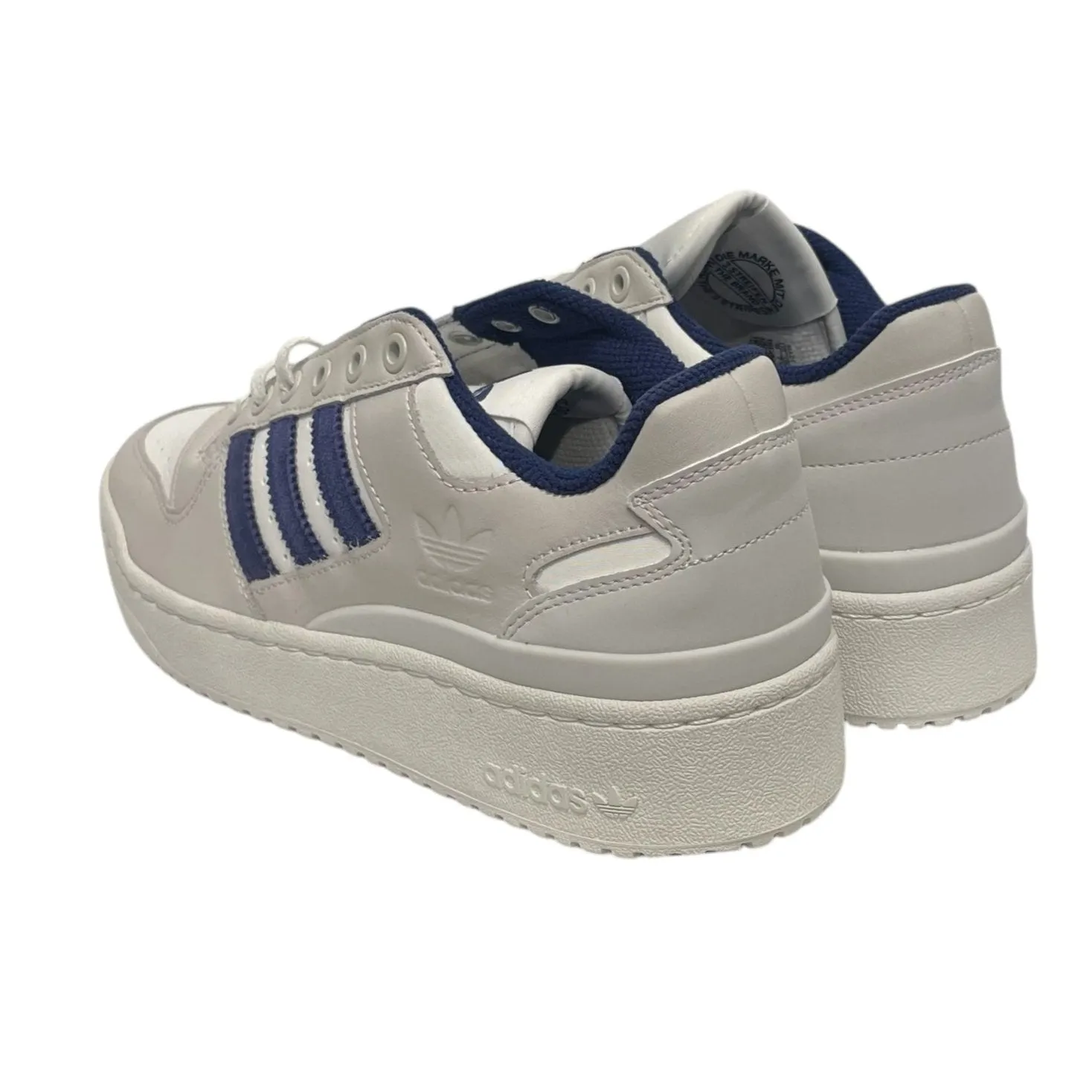 adidas/Low-Sneakers/Leather/SLV/Navy Blue Chunky Forums