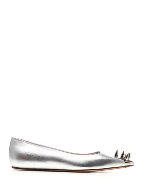 Alexander McQueen Spike Studded Ballerina Flats
