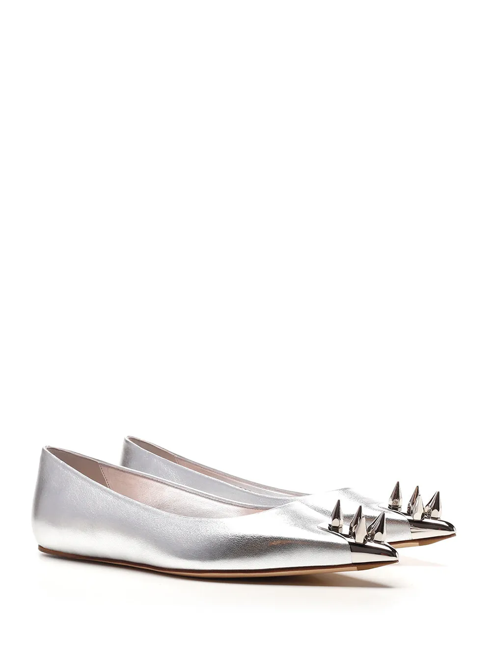 Alexander McQueen Spike Studded Ballerina Flats