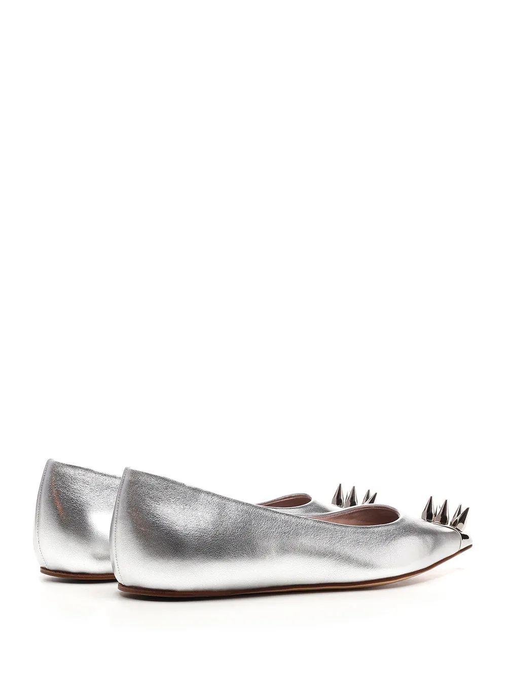 Alexander McQueen Spike Studded Ballerina Flats