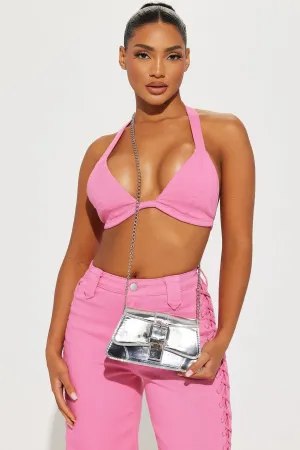 All About The Glow Handbag - Silver