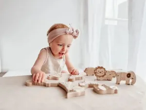 Animals Wooden Assorted Set of 12