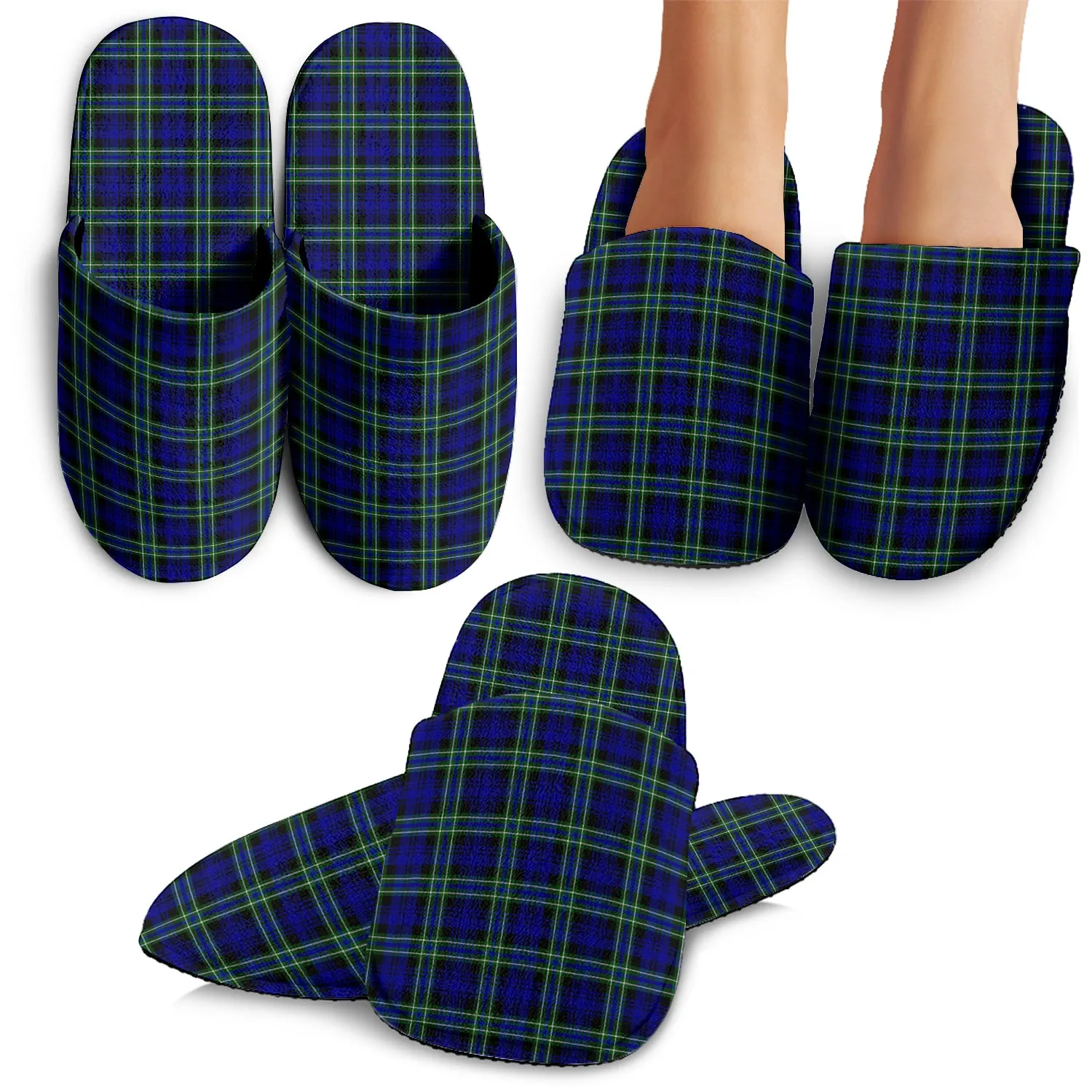 Arbuthnot Modern Tartan Home Slippers