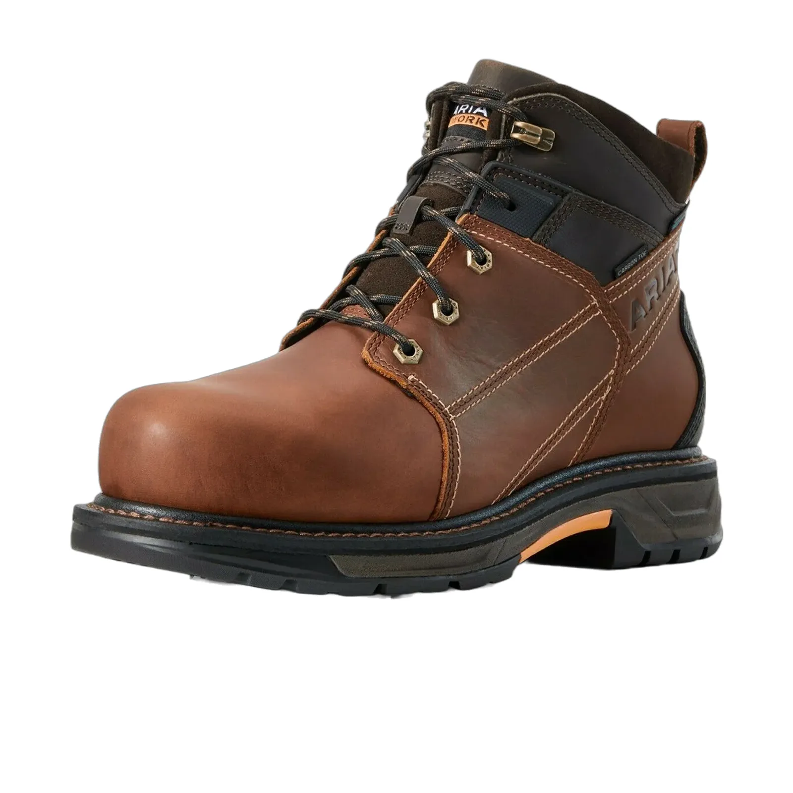 Ariat Workhog Trek 6" Composite Toe Work Boot (Men) - Oiled Brown