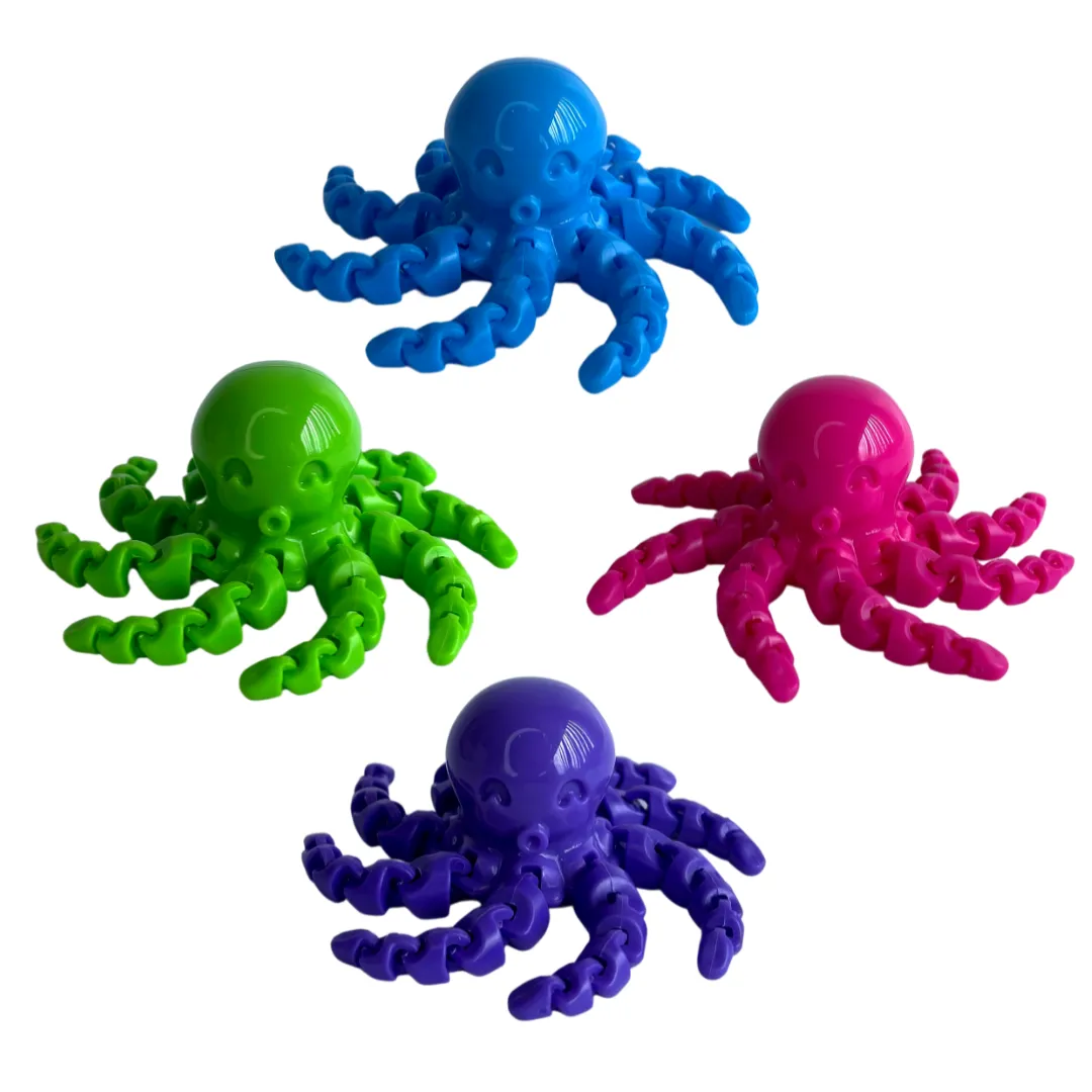 Articulated Sensory Octopus Fidget Toy