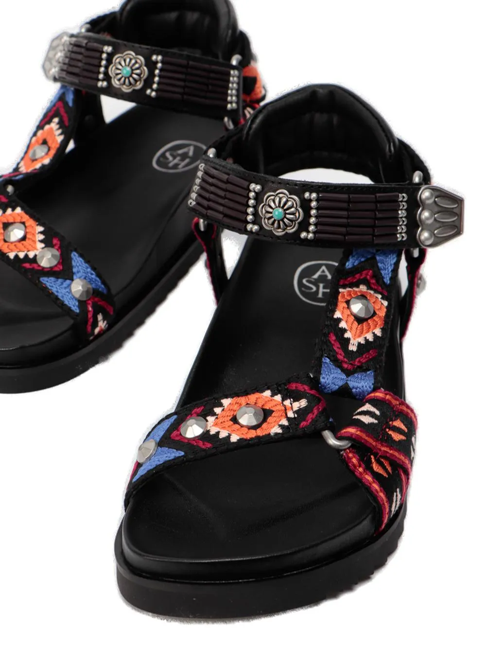 Ash Ugo Studded Touch-Strap Sandals