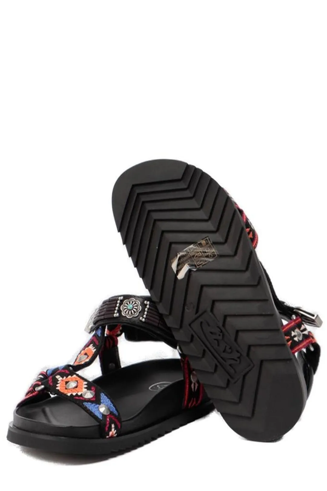 Ash Ugo Studded Touch-Strap Sandals
