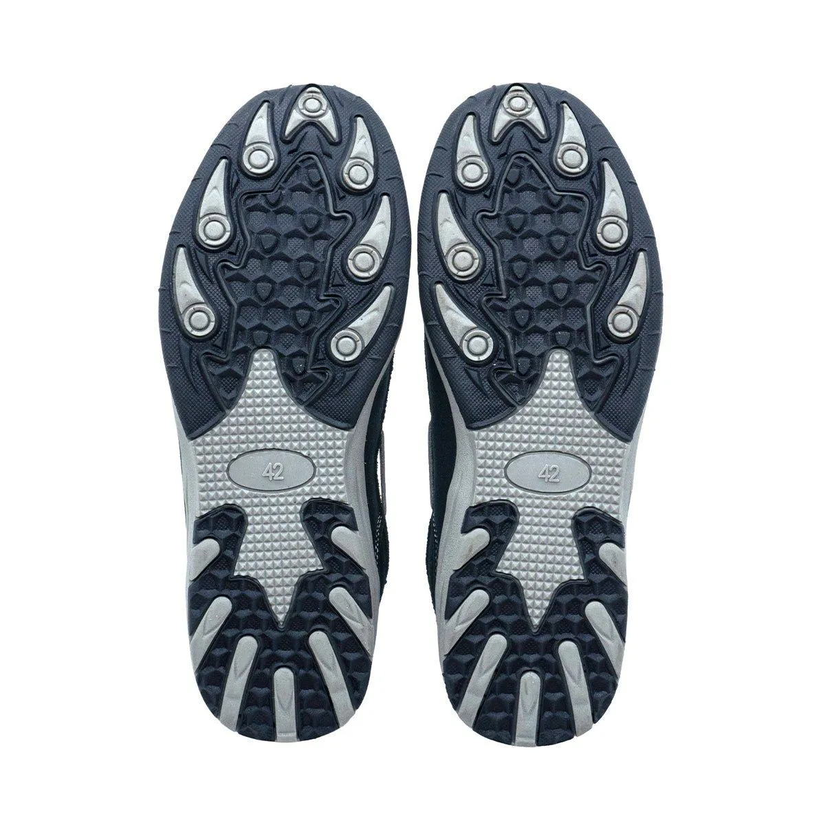 Atlas For Men Boatstyle Moccasins Suede Leather Blue Colour For Men