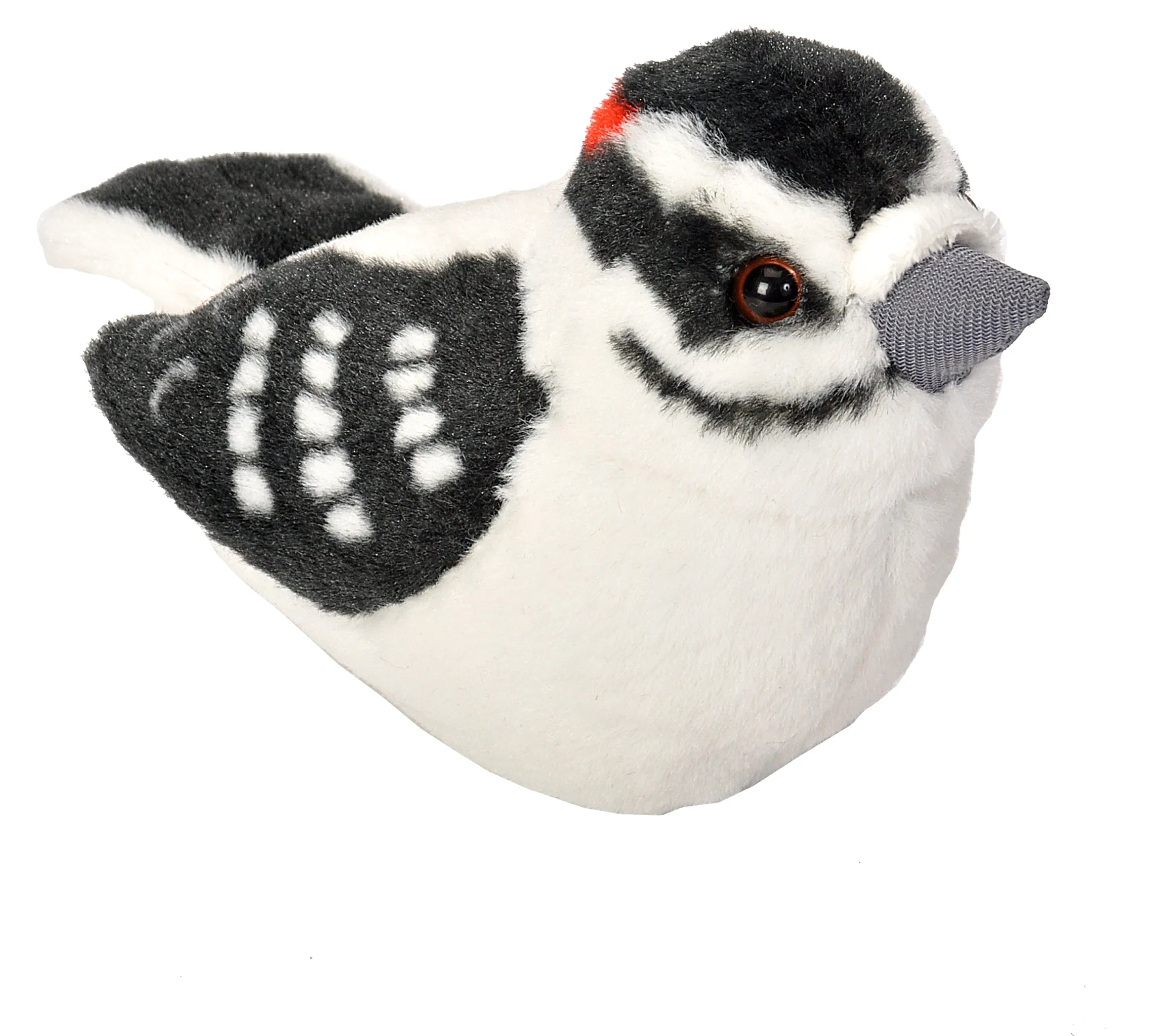 Audubon II Downy Woodpecker Stuffed Animal - 5"