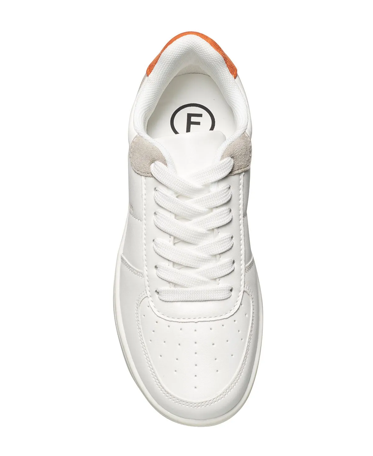 Avery French Connection Women's Lace-up Low Top Sneakers, White