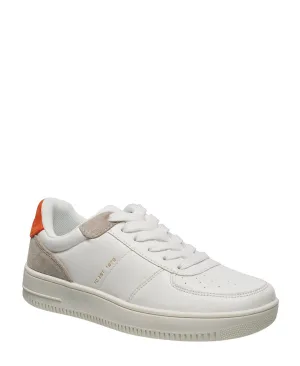 Avery French Connection Women's Lace-up Low Top Sneakers, White