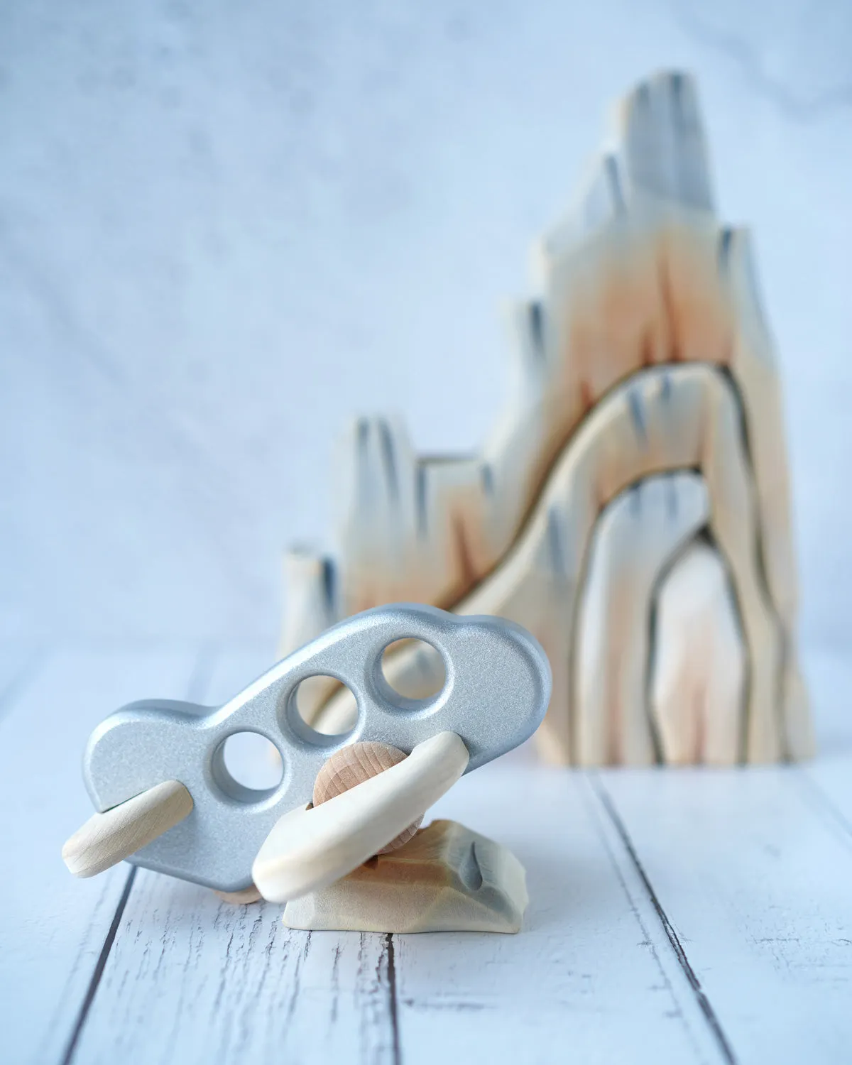 Bajo Airplane With 3 Windows - Light Blue