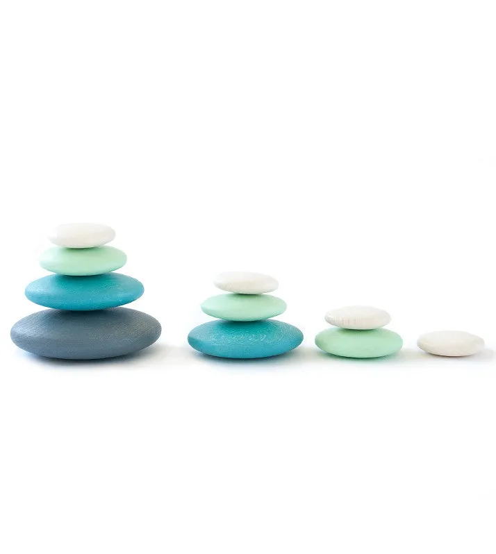 Bajo Stacking Pebbles -  Blue