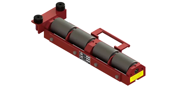 BEAM ROLLER SKATE WITH FIXED GUIDE ROLLER SYSTEM - HBR-4-CAM