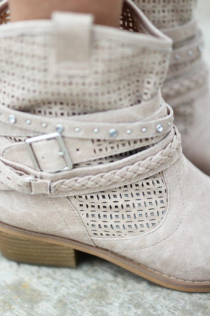 Beige Van De Vort Booties