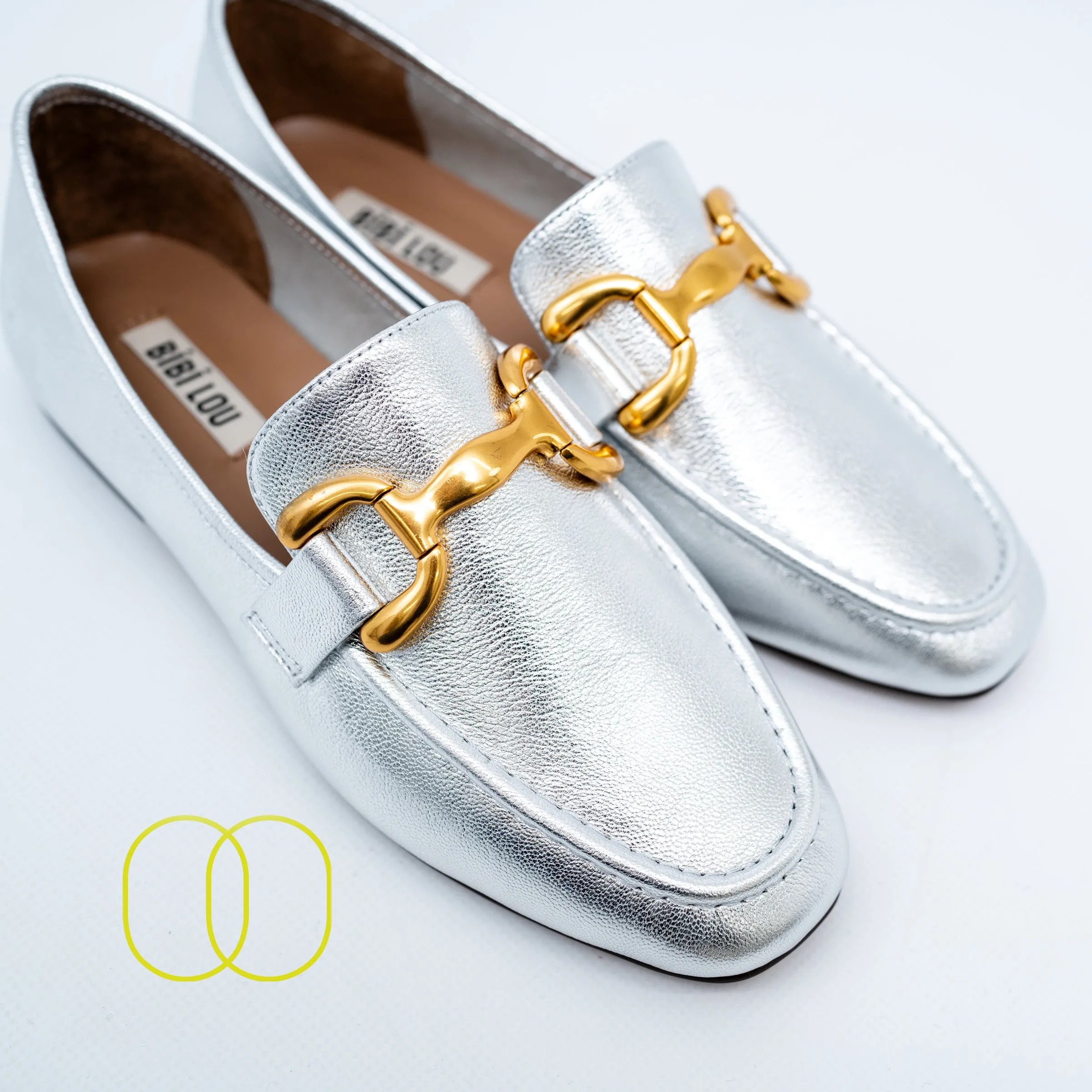 Bibi Lou Vela Loafer in Silver