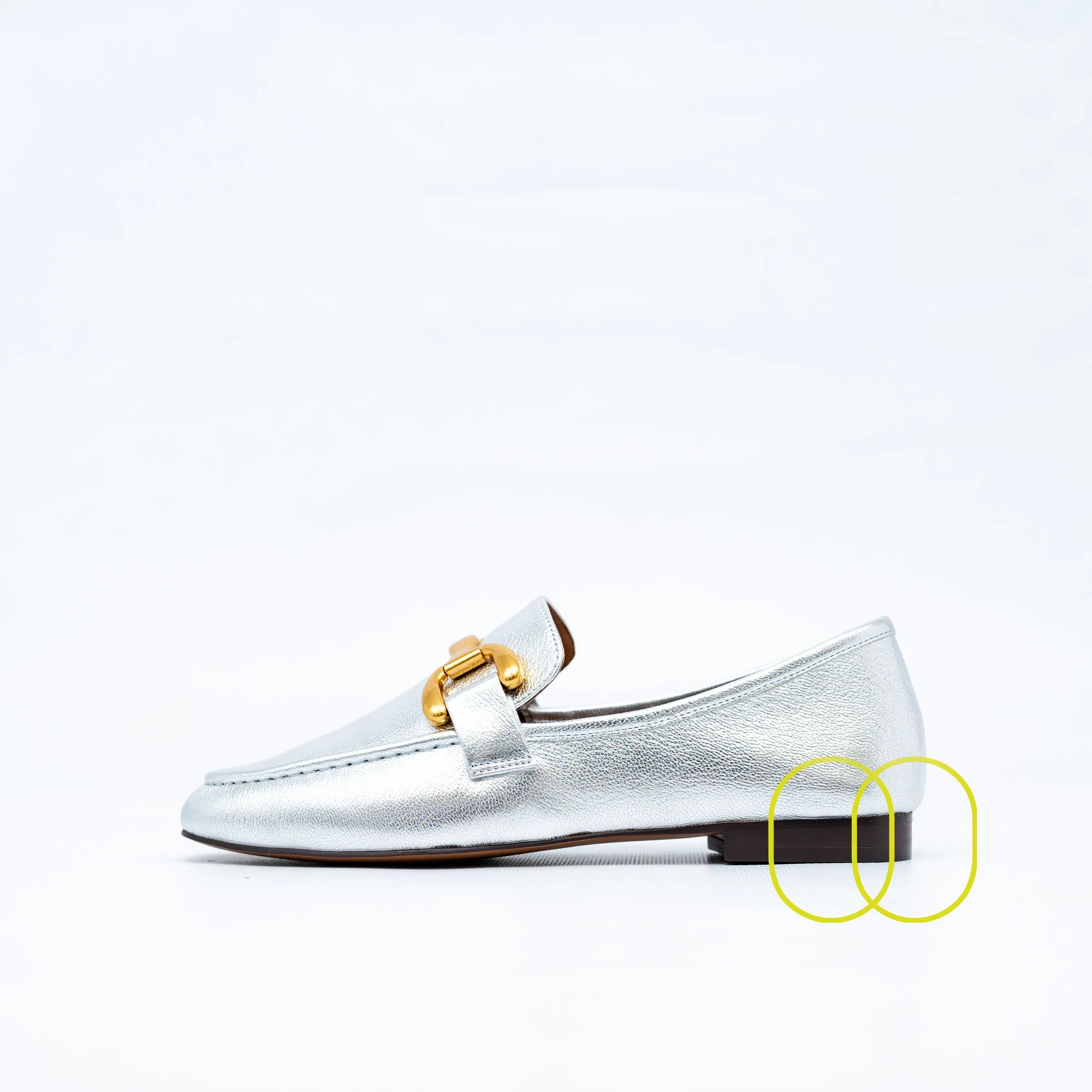 Bibi Lou Vela Loafer in Silver