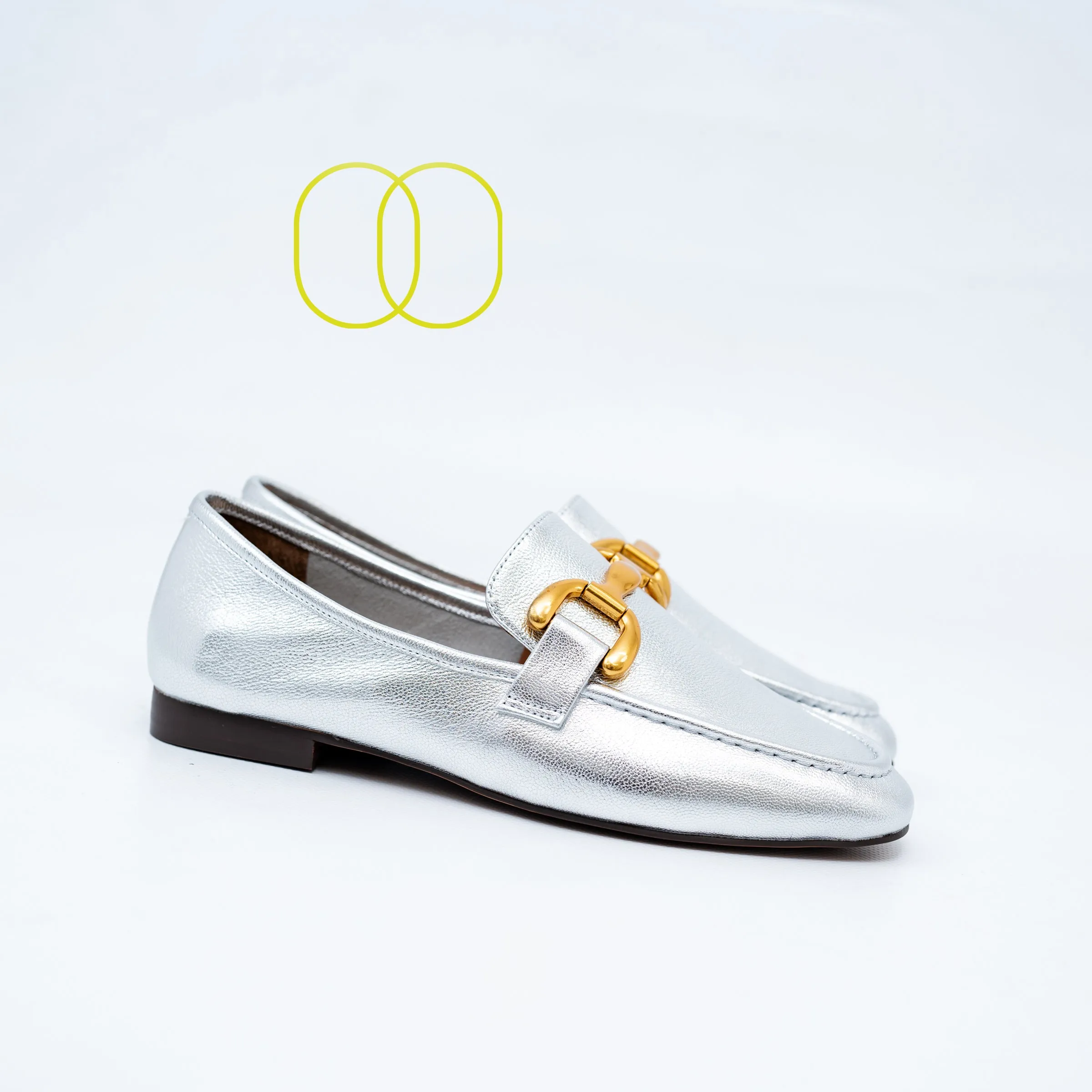 Bibi Lou Vela Loafer in Silver