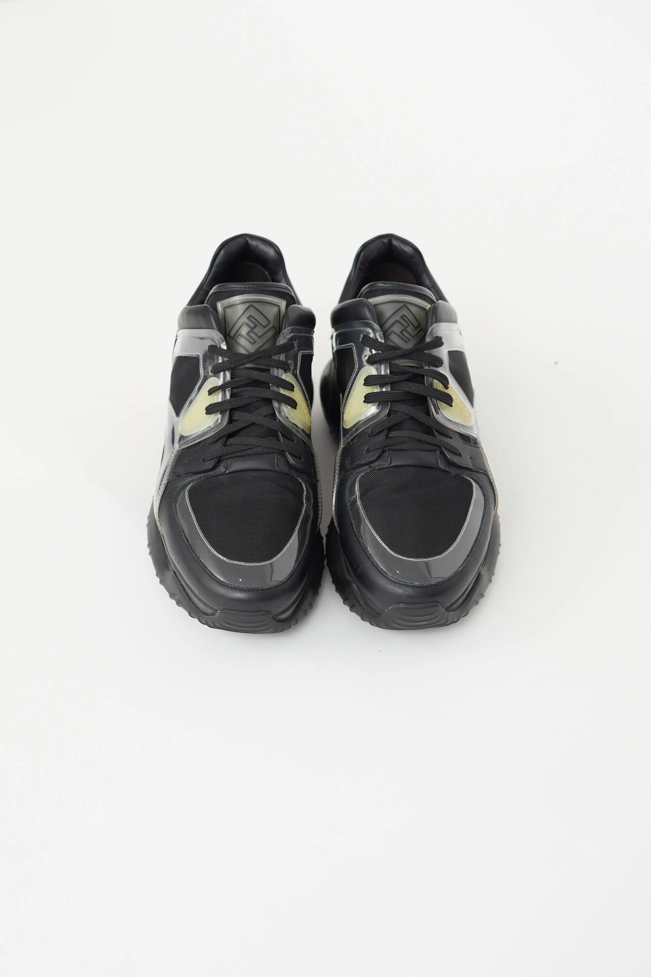 Black Lace-Up Sneaker