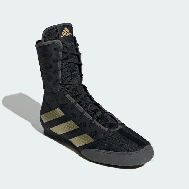 BOX HOG 4 SHOES- Core Black / Gold Metallic / Grey Six
