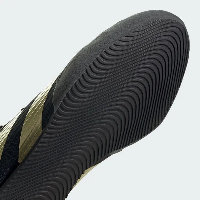 BOX HOG 4 SHOES- Core Black / Gold Metallic / Grey Six