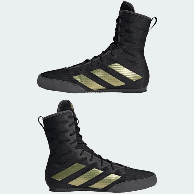 BOX HOG 4 SHOES- Core Black / Gold Metallic / Grey Six