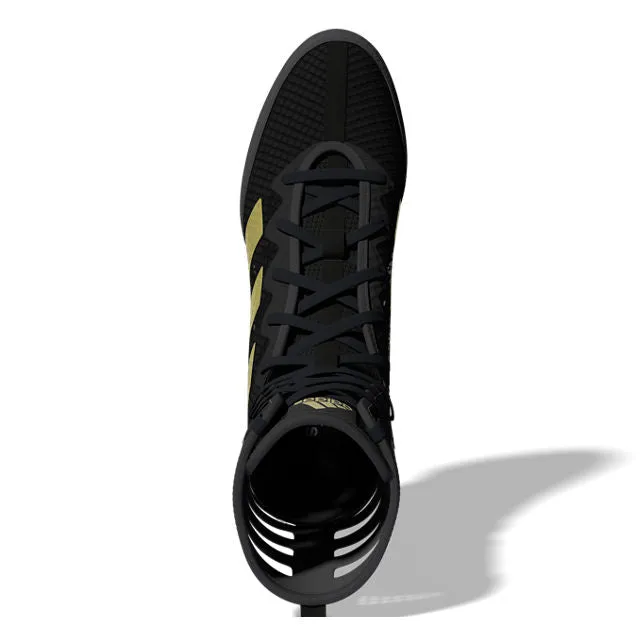 BOX HOG 4 SHOES- Core Black / Gold Metallic / Grey Six