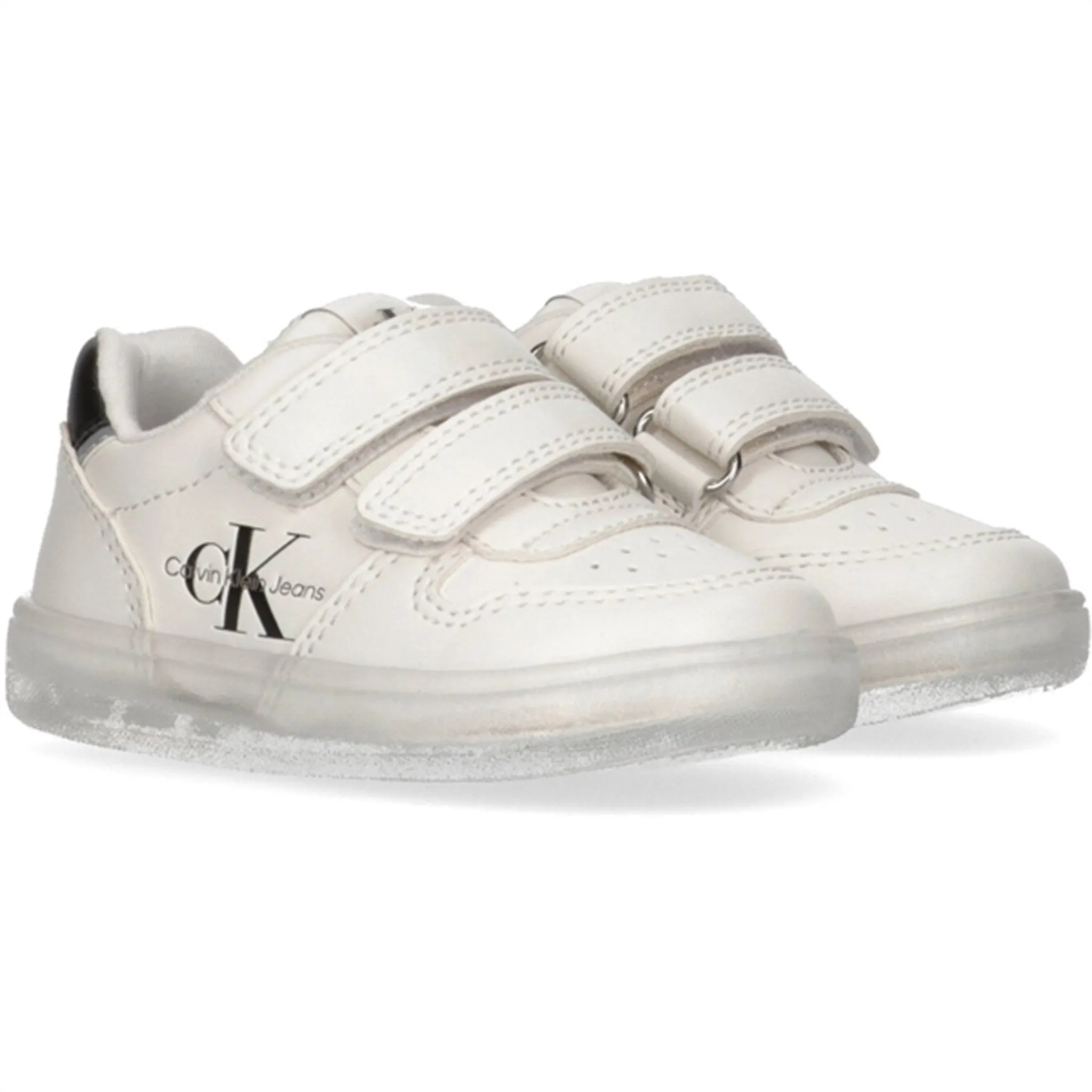 Calvin Klein Low Cut Velcro Sneakers White