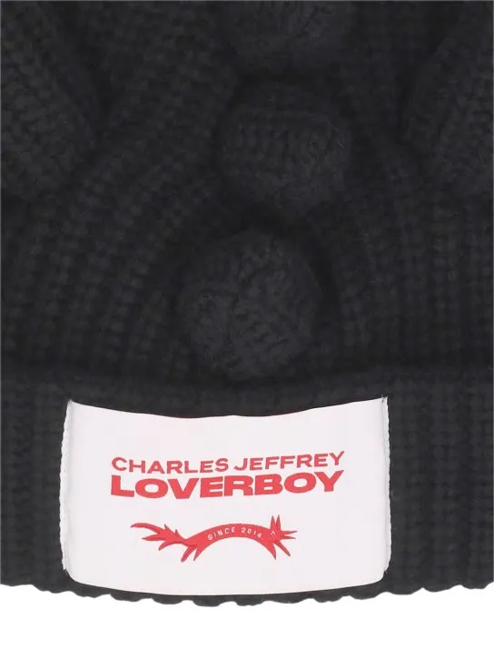 Charles Jeffrey LOVERBOY   Chunky Dragon wool &amp; nylon beanie 