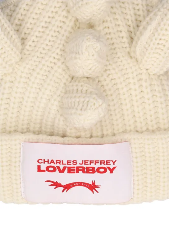 Charles Jeffrey LOVERBOY   Chunky Dragon wool &amp; nylon beanie 