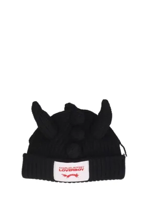 Charles Jeffrey LOVERBOY   Chunky Dragon wool &amp; nylon beanie 