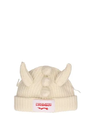 Charles Jeffrey LOVERBOY   Chunky Dragon wool &amp; nylon beanie 