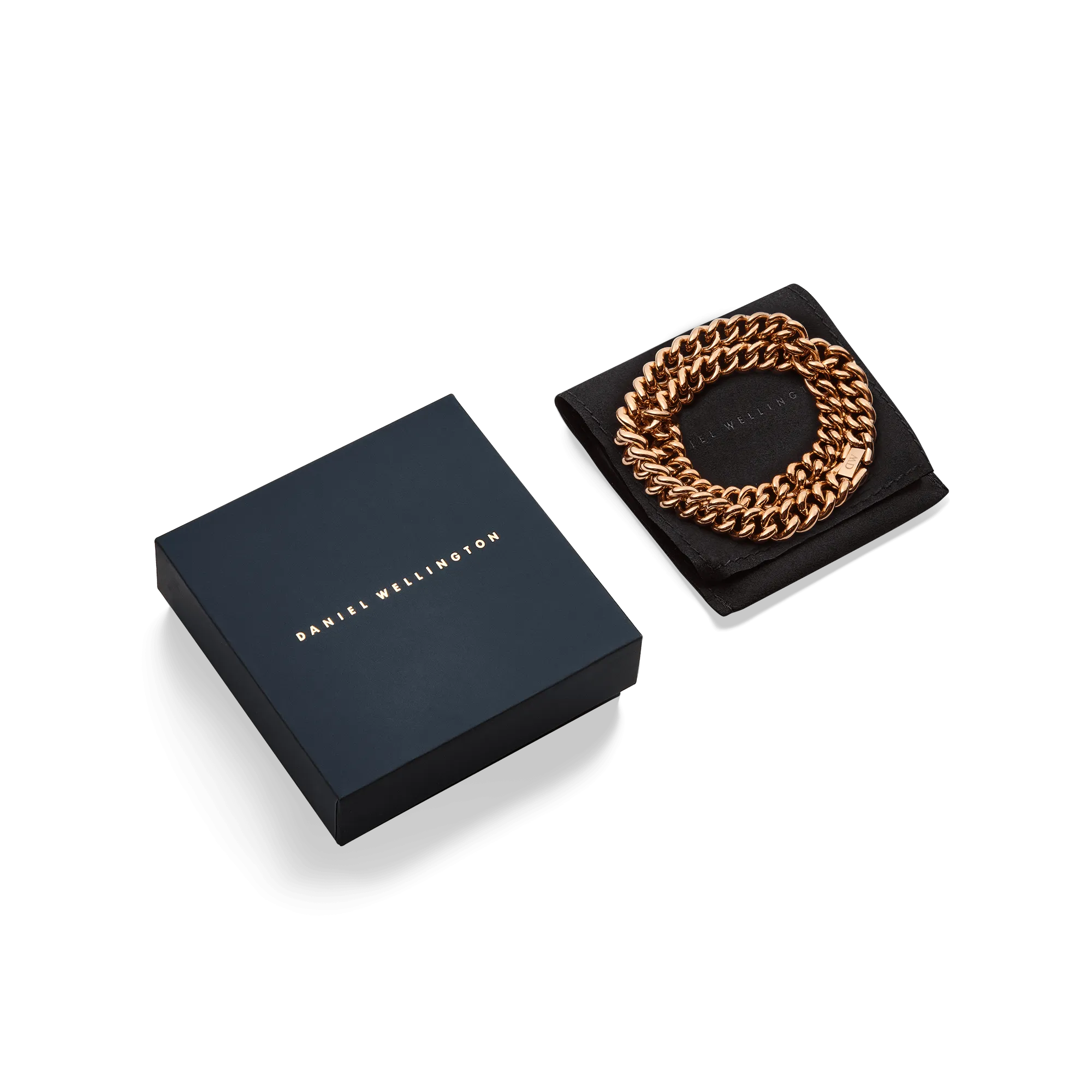 Chunky Chain Necklace Rose Gold