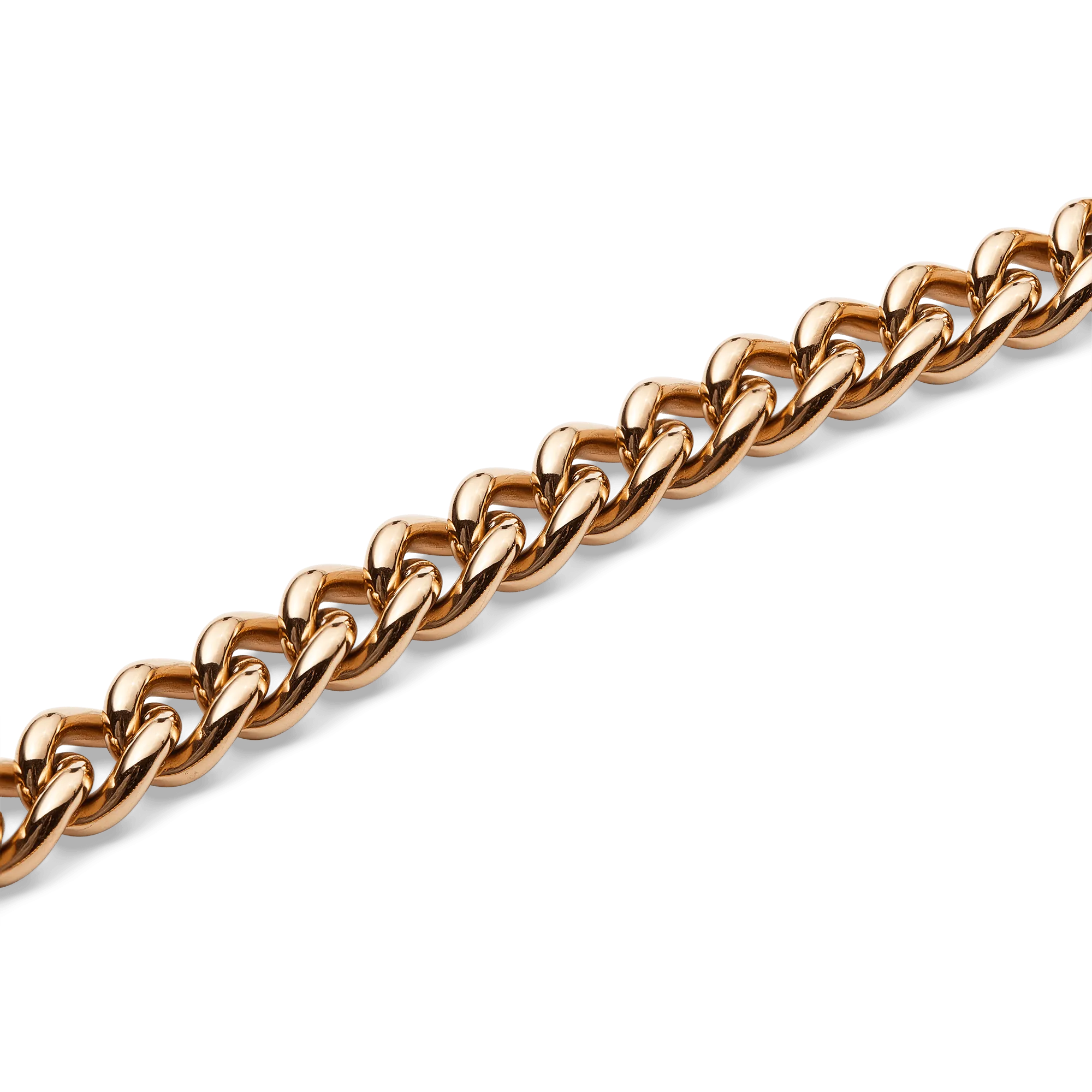 Chunky Chain Necklace Rose Gold