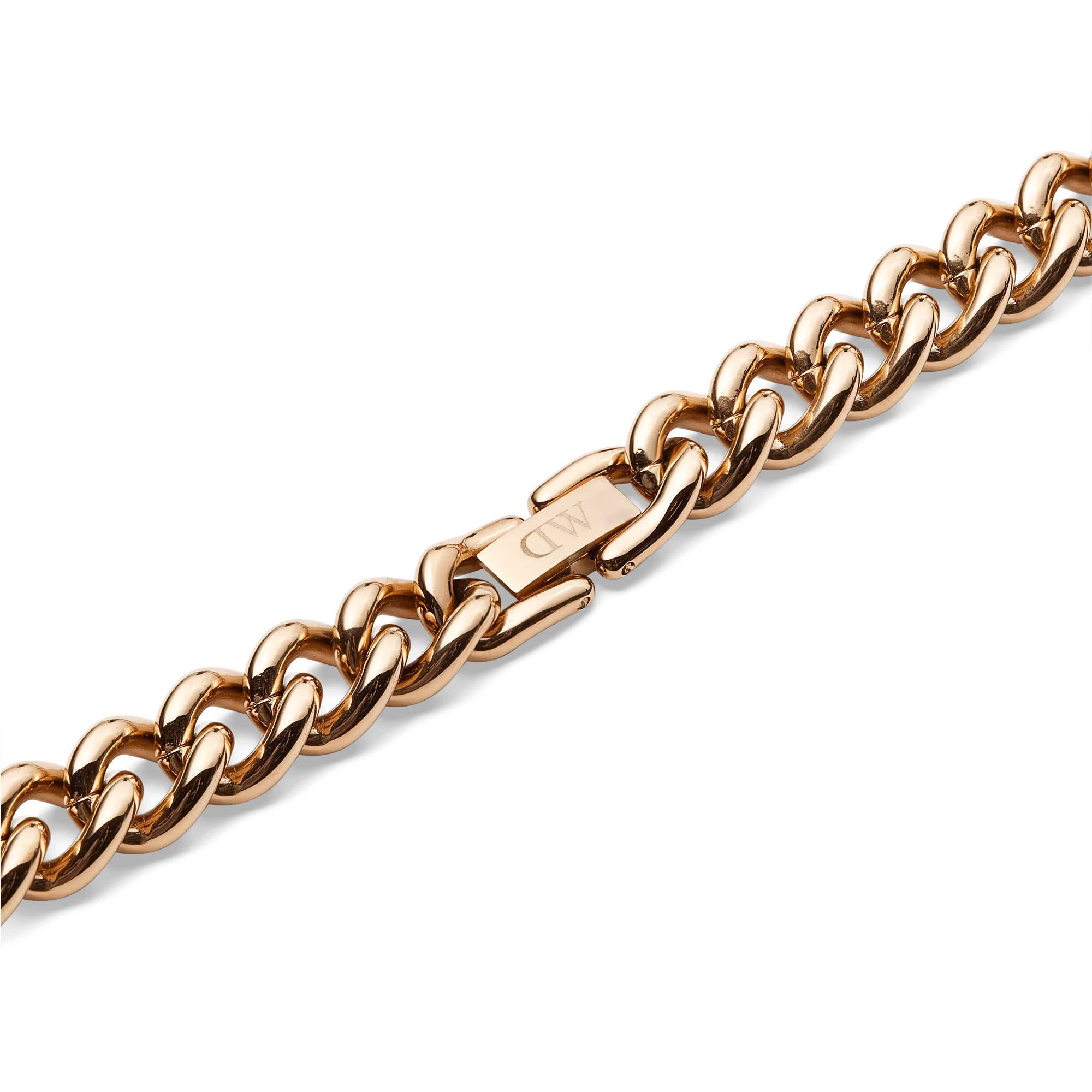 Chunky Chain Necklace Rose Gold