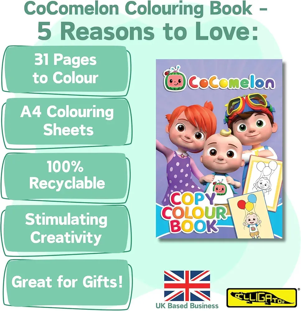 Cocomelon Copy Colour Book
