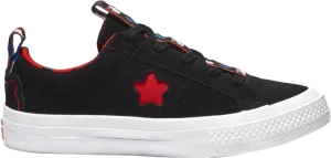 Converse Hello Kitty x One Star Low Top GS Black Sneakers, black